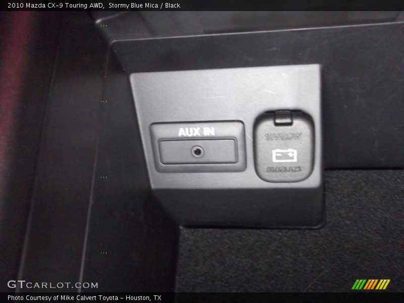 Stormy Blue Mica / Black 2010 Mazda CX-9 Touring AWD