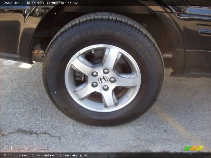 Formal Black / Gray 2008 Honda Pilot EX 4WD