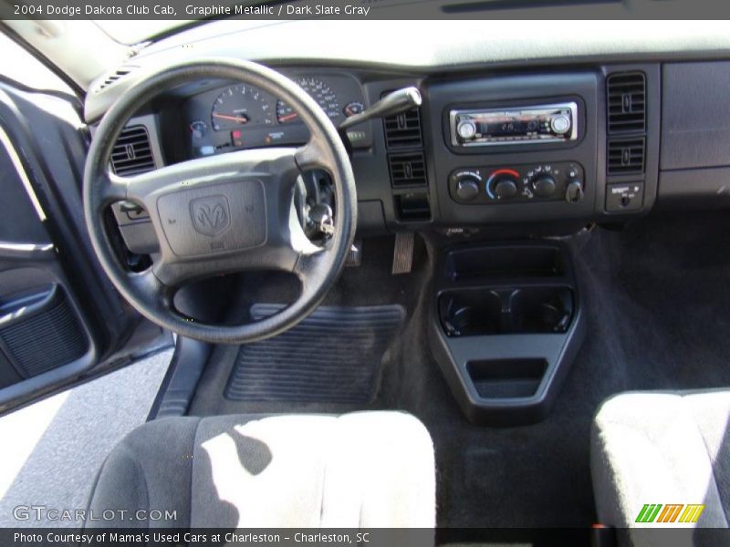 Graphite Metallic / Dark Slate Gray 2004 Dodge Dakota Club Cab