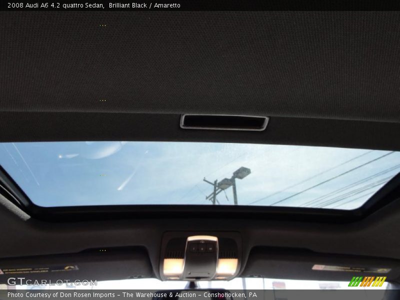 Brilliant Black / Amaretto 2008 Audi A6 4.2 quattro Sedan