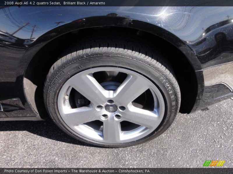 Brilliant Black / Amaretto 2008 Audi A6 4.2 quattro Sedan