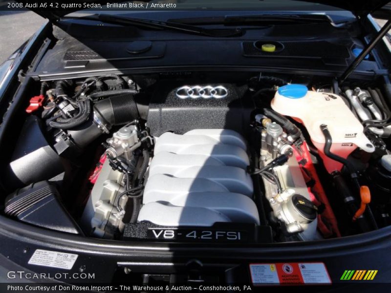  2008 A6 4.2 quattro Sedan Engine - 4.2 Liter FSI DOHC 32-Valve VVT V8