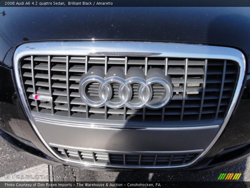 Brilliant Black / Amaretto 2008 Audi A6 4.2 quattro Sedan