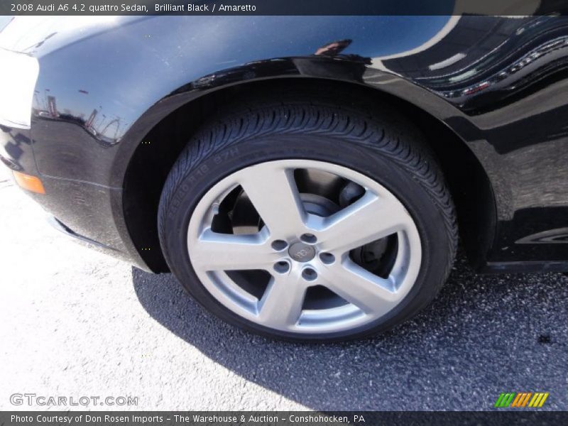 Brilliant Black / Amaretto 2008 Audi A6 4.2 quattro Sedan