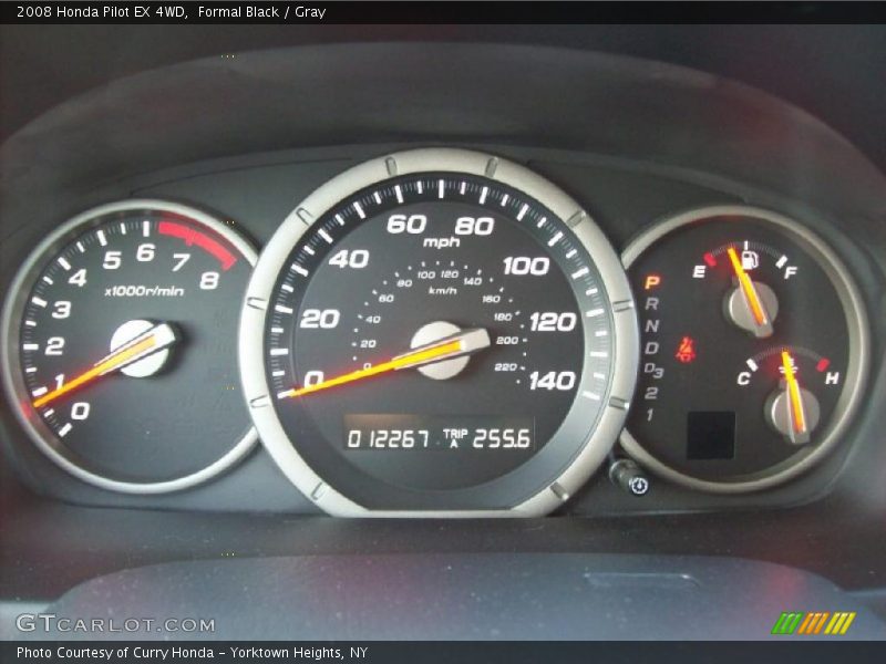 Formal Black / Gray 2008 Honda Pilot EX 4WD
