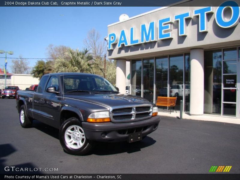 Graphite Metallic / Dark Slate Gray 2004 Dodge Dakota Club Cab