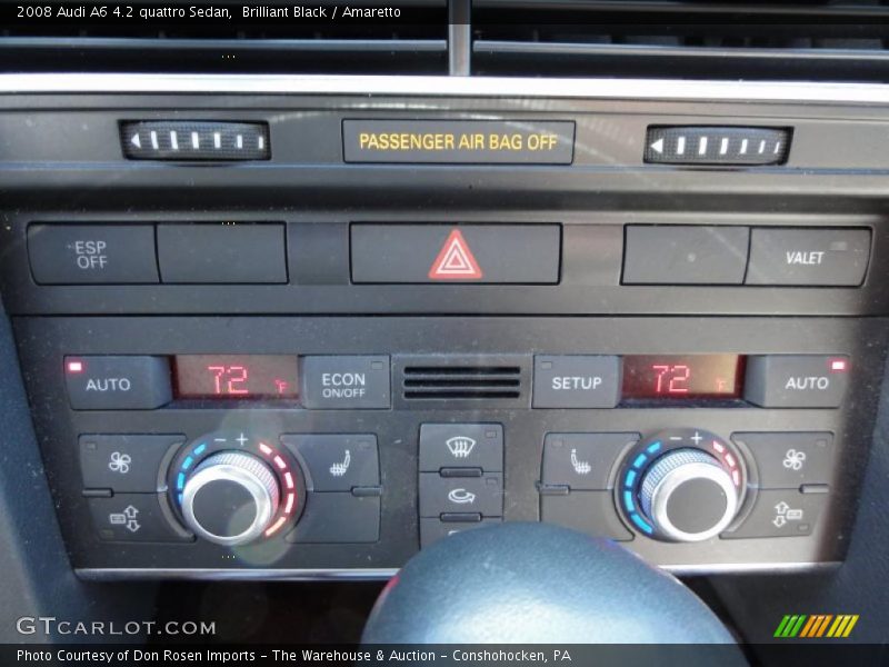 Controls of 2008 A6 4.2 quattro Sedan