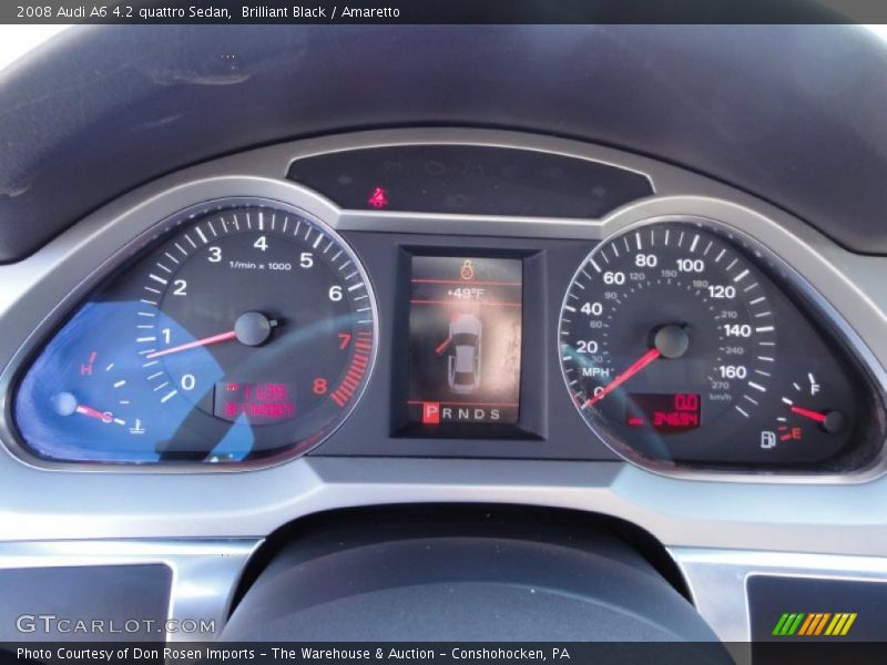  2008 A6 4.2 quattro Sedan 4.2 quattro Sedan Gauges