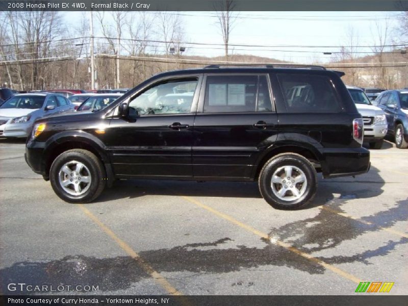 Formal Black / Gray 2008 Honda Pilot EX 4WD