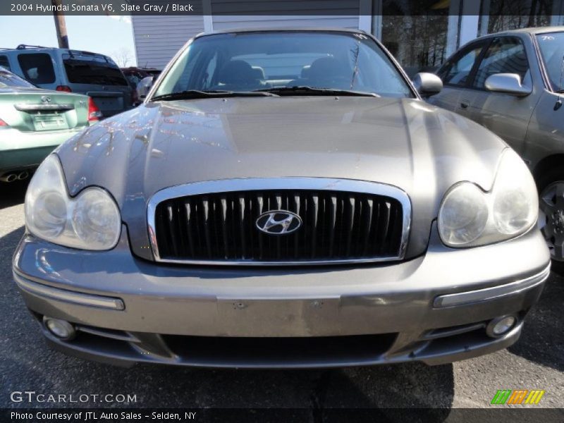 Slate Gray / Black 2004 Hyundai Sonata V6