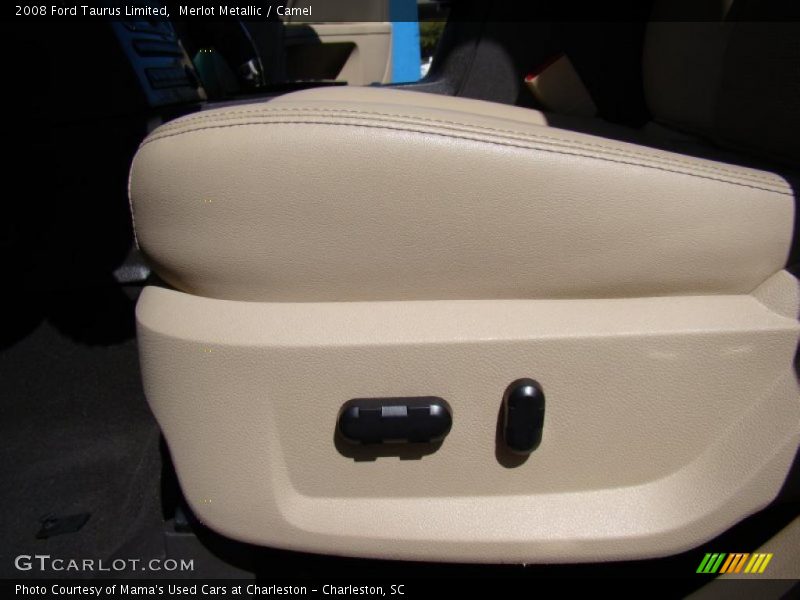 Merlot Metallic / Camel 2008 Ford Taurus Limited