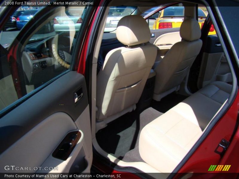 Merlot Metallic / Camel 2008 Ford Taurus Limited