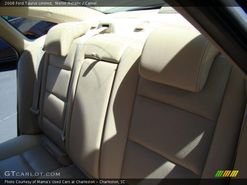 Merlot Metallic / Camel 2008 Ford Taurus Limited
