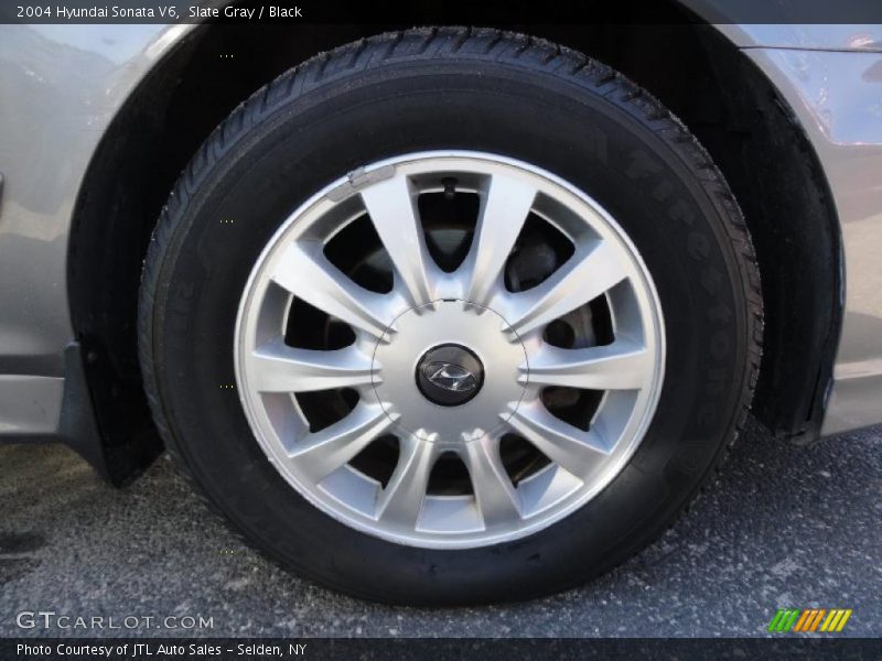 Slate Gray / Black 2004 Hyundai Sonata V6
