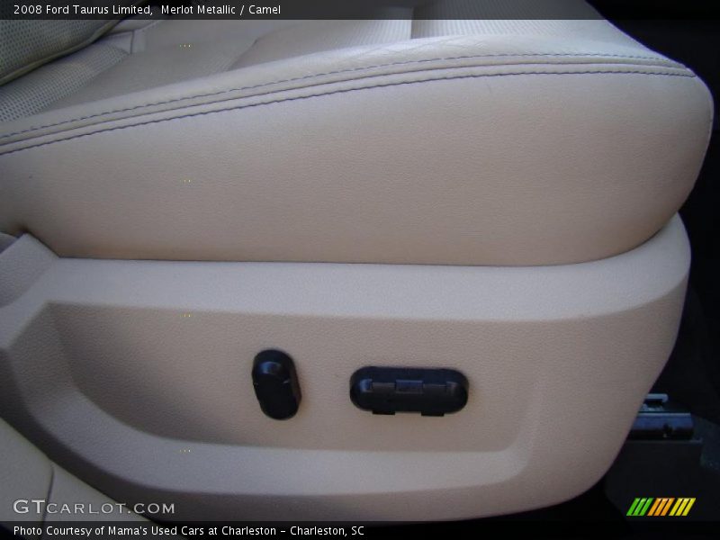 Merlot Metallic / Camel 2008 Ford Taurus Limited