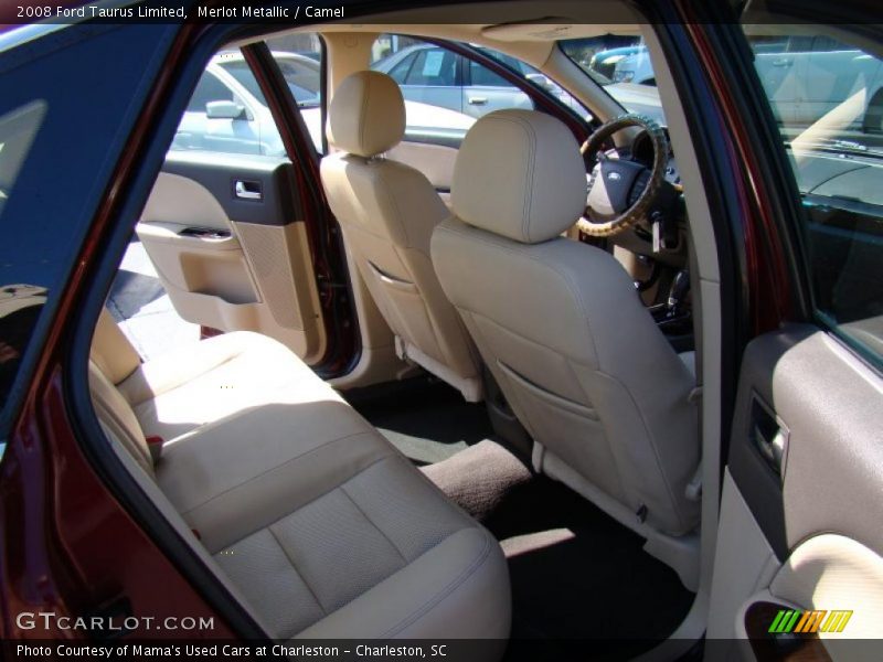 Merlot Metallic / Camel 2008 Ford Taurus Limited