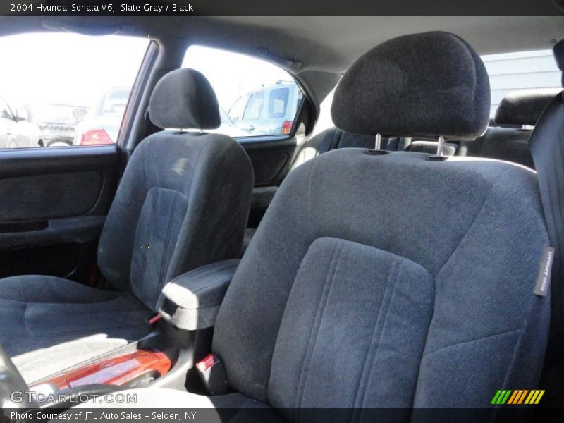 Slate Gray / Black 2004 Hyundai Sonata V6