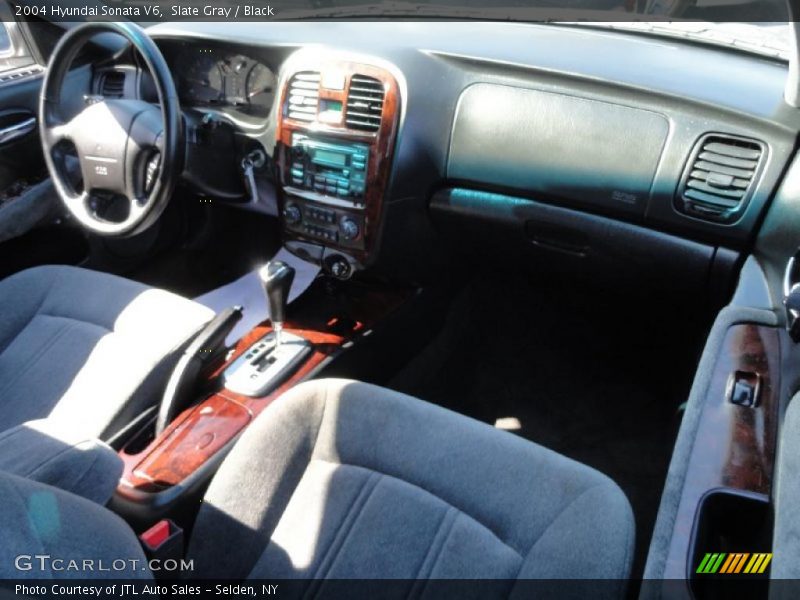 Slate Gray / Black 2004 Hyundai Sonata V6