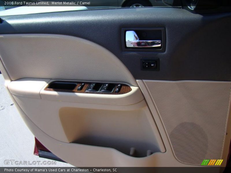 Merlot Metallic / Camel 2008 Ford Taurus Limited