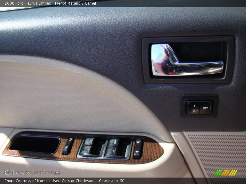 Merlot Metallic / Camel 2008 Ford Taurus Limited