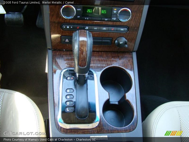 Merlot Metallic / Camel 2008 Ford Taurus Limited