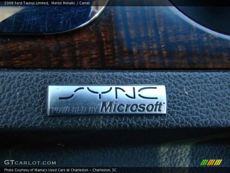 Merlot Metallic / Camel 2008 Ford Taurus Limited