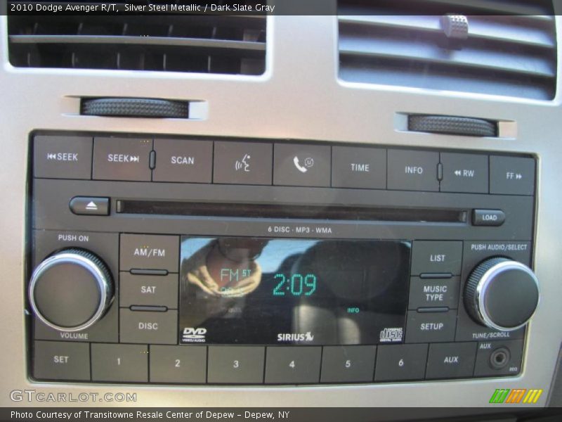 Silver Steel Metallic / Dark Slate Gray 2010 Dodge Avenger R/T