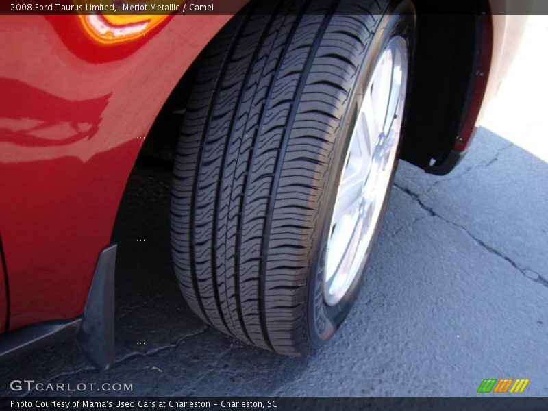 Merlot Metallic / Camel 2008 Ford Taurus Limited