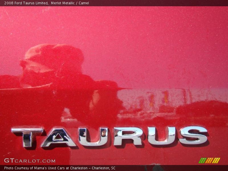Merlot Metallic / Camel 2008 Ford Taurus Limited