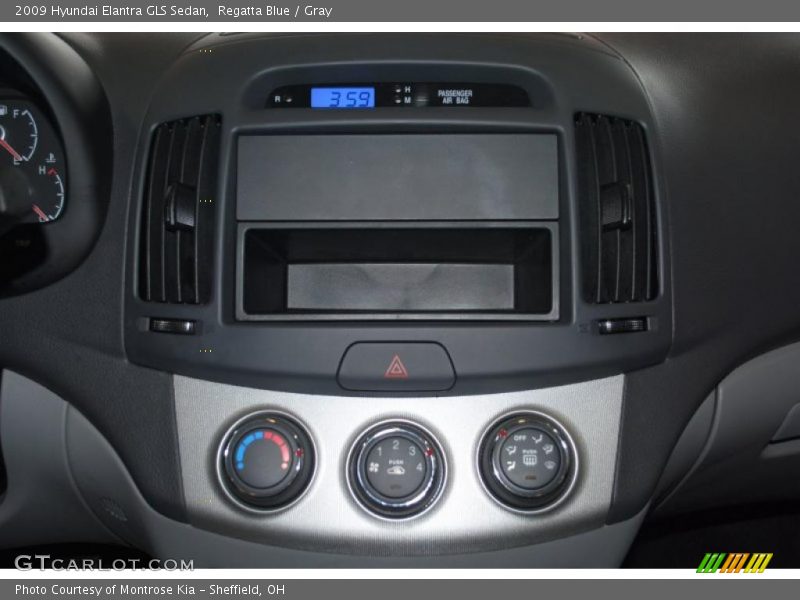 Regatta Blue / Gray 2009 Hyundai Elantra GLS Sedan