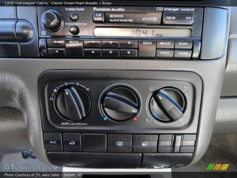 Controls of 1996 Cabrio 