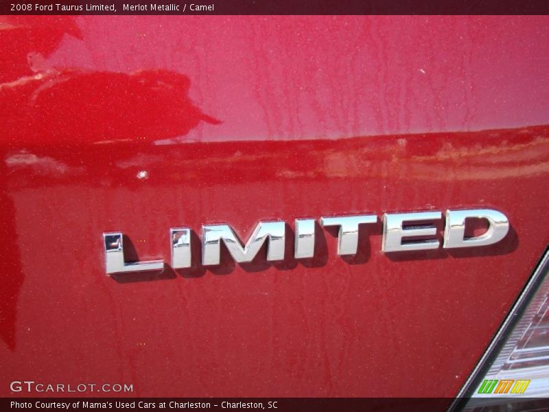 Merlot Metallic / Camel 2008 Ford Taurus Limited