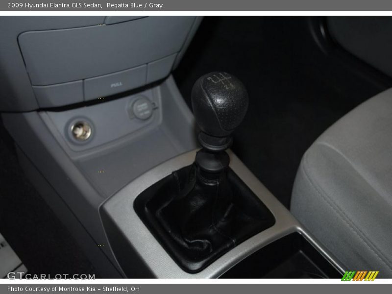Regatta Blue / Gray 2009 Hyundai Elantra GLS Sedan