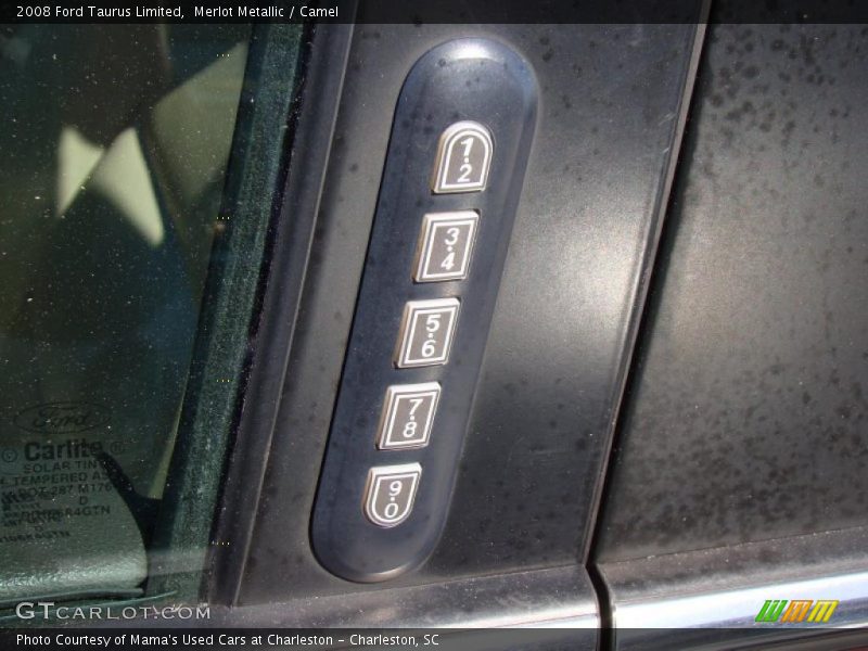 Merlot Metallic / Camel 2008 Ford Taurus Limited