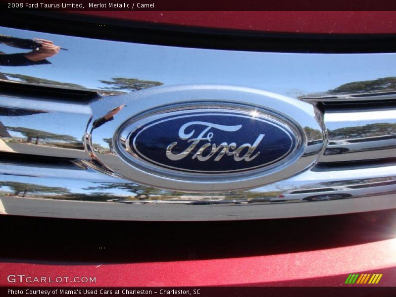 Merlot Metallic / Camel 2008 Ford Taurus Limited