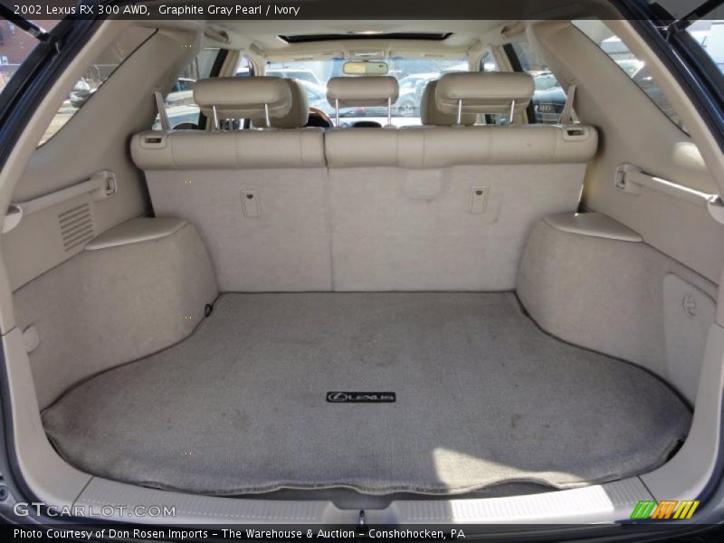 Graphite Gray Pearl / Ivory 2002 Lexus RX 300 AWD