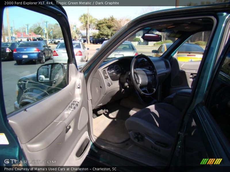 Tropic Green Metallic / Dark Graphite 2000 Ford Explorer XLT 4x4