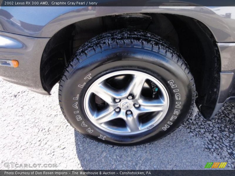 Graphite Gray Pearl / Ivory 2002 Lexus RX 300 AWD