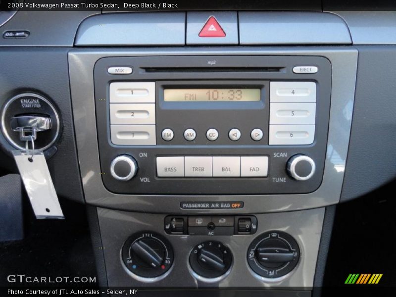 Deep Black / Black 2008 Volkswagen Passat Turbo Sedan