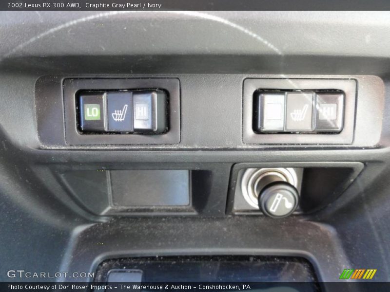 Graphite Gray Pearl / Ivory 2002 Lexus RX 300 AWD
