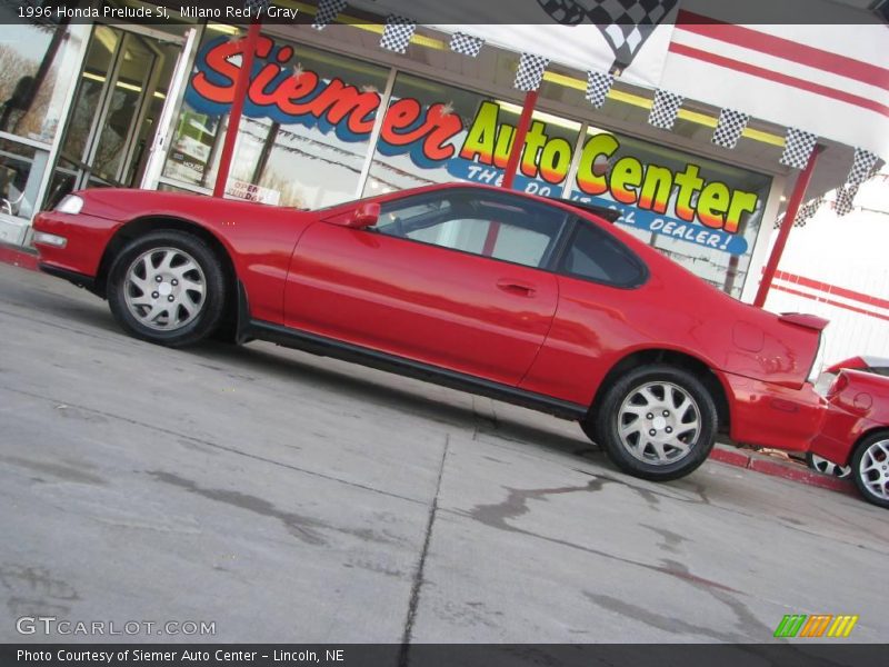 Milano Red / Gray 1996 Honda Prelude Si