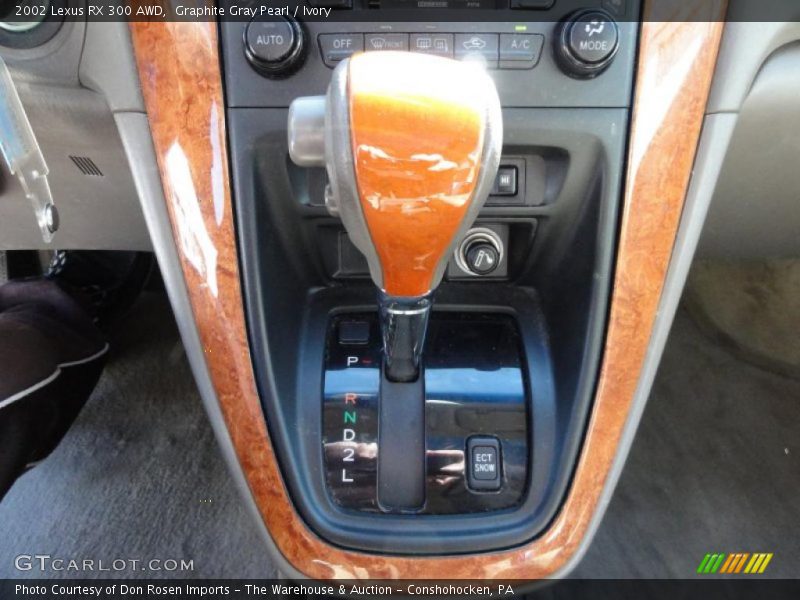 Graphite Gray Pearl / Ivory 2002 Lexus RX 300 AWD