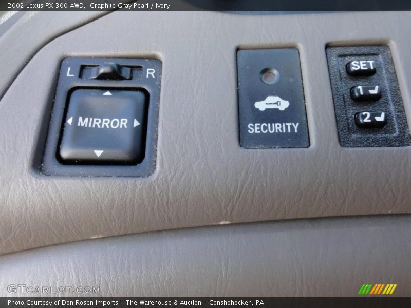 Graphite Gray Pearl / Ivory 2002 Lexus RX 300 AWD