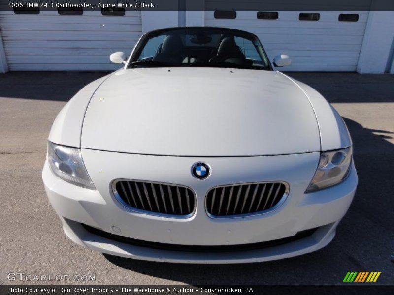 Alpine White / Black 2006 BMW Z4 3.0si Roadster