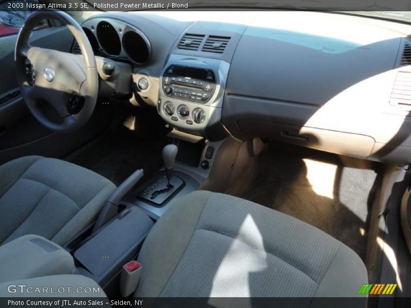 Polished Pewter Metallic / Blond 2003 Nissan Altima 3.5 SE