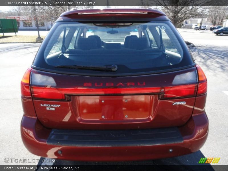 Sedona Red Pearl / Gray 2002 Subaru Forester 2.5 L