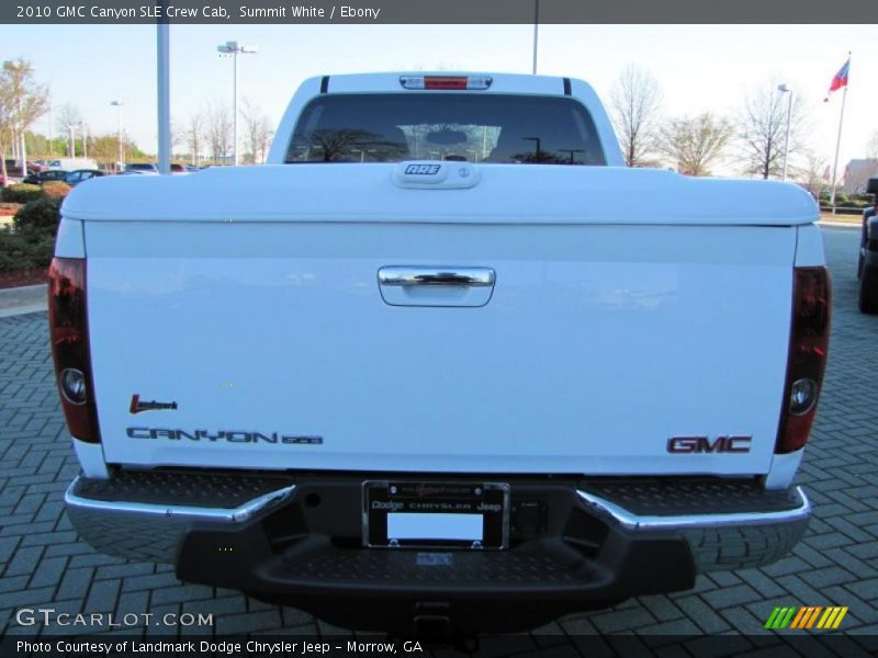 Summit White / Ebony 2010 GMC Canyon SLE Crew Cab