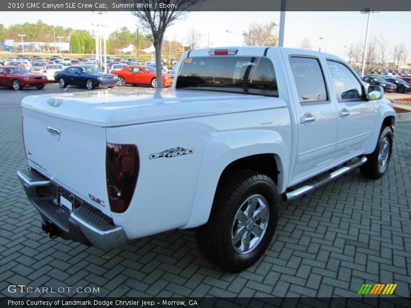 Summit White / Ebony 2010 GMC Canyon SLE Crew Cab