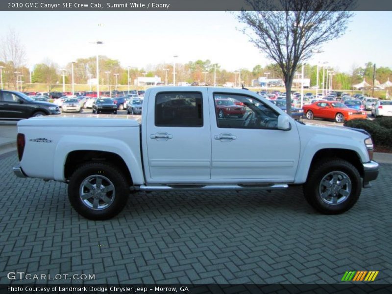 Summit White / Ebony 2010 GMC Canyon SLE Crew Cab