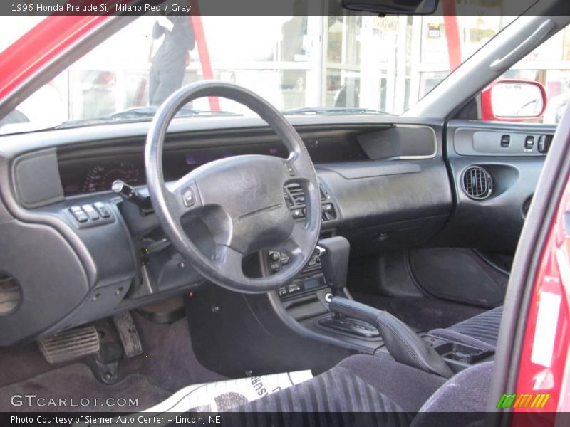 Milano Red / Gray 1996 Honda Prelude Si